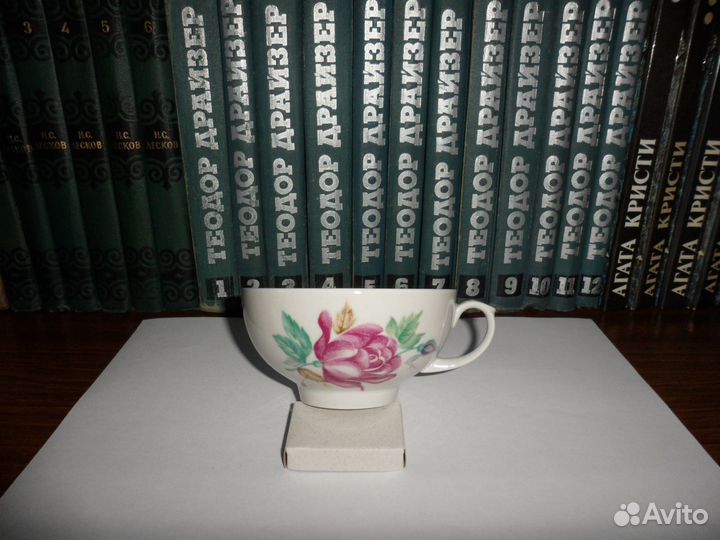 Сахарница, молочник, чашка, блюдце, Дулево, СССР