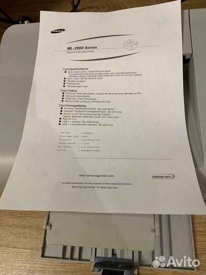 Принтер Samsung ML-2015