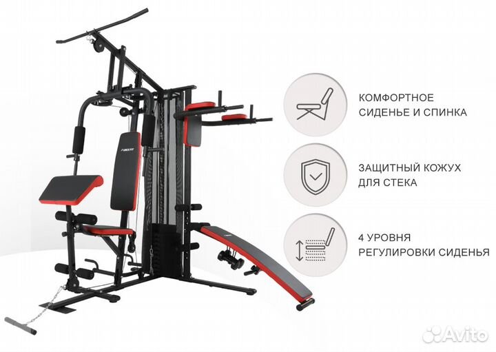 Силовой кмплкс/блочный тренажер unix Fit block PRO