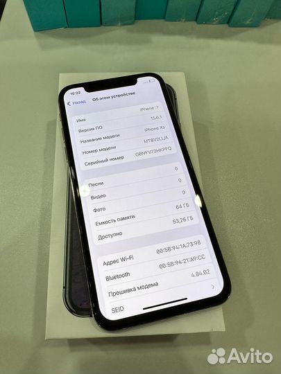 iPhone XS Silver 64gb