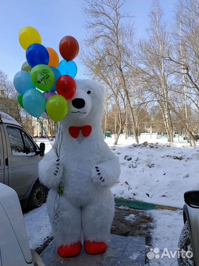 Белый мишка поздравление