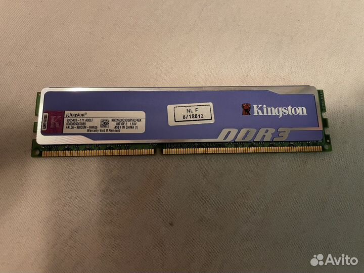 Оперативная память HyperX dd3 4GB