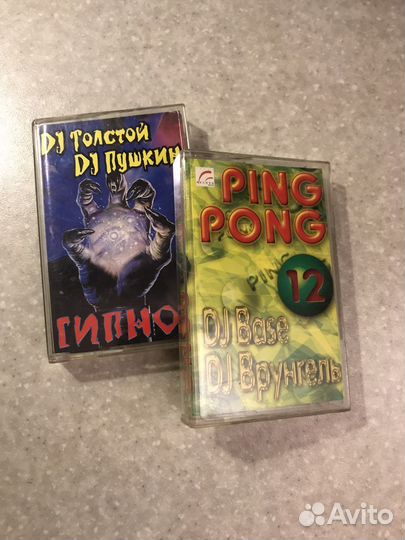 7 аудиокассет Ping-Pong, Klubbheads одним лотом