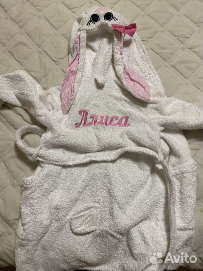Халат махровый для девочки