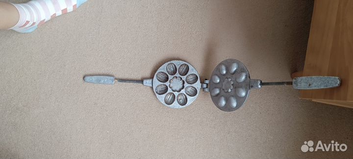 Фрма для выпечки орешница алюм. литье