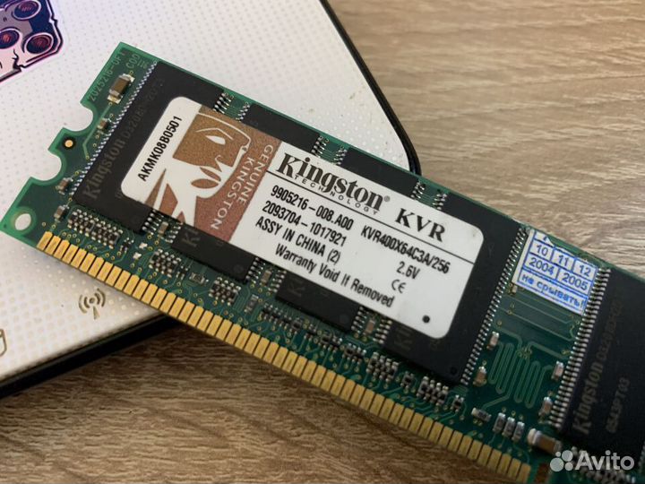 Оперативная память Kingston 256MB DDR 400MHz