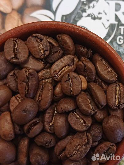 Зерновой обжареный кофе арибика от произаодителя