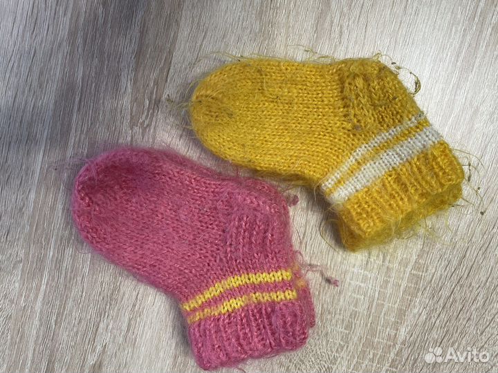 Носки детские пуховые шерстяные