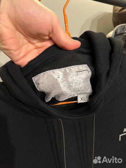 Худи A Cold Wall Black Logo Over Оригинал