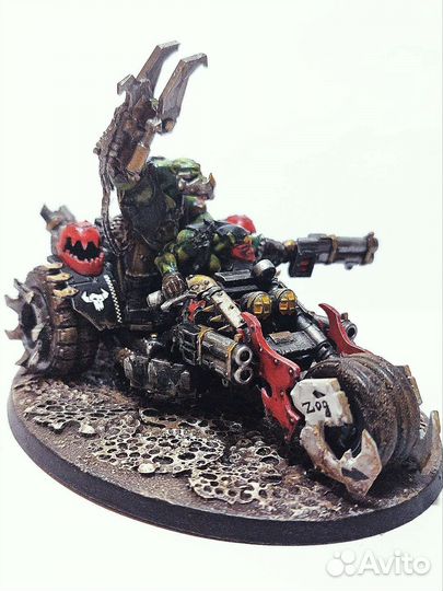 Warhammer 40000 миниатюры Orks Deffkilla Wartrike