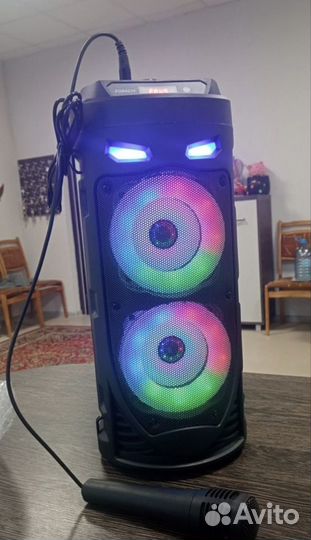 Портативная колонка с bluetooth и микрофоном