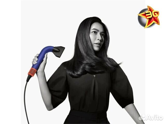 Фен Dyson HD18 Supersonic R Vinca Blue Topaz Orang Новый