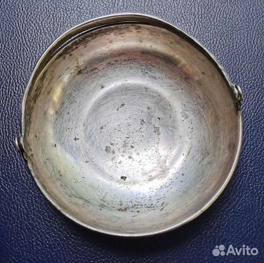Сахарница конфетница, мельхиор, винтаж СССР