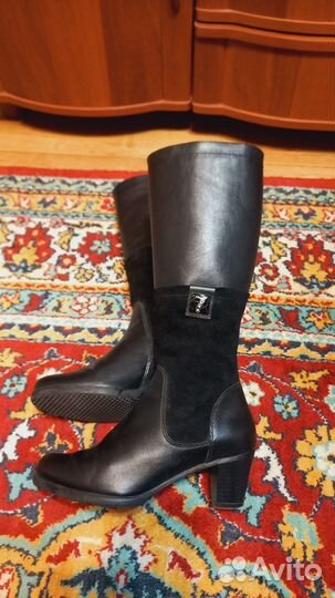 Сапоги женские 37 р, натуральная кожа