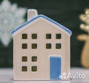 Продам новогодние домики с подсветкой