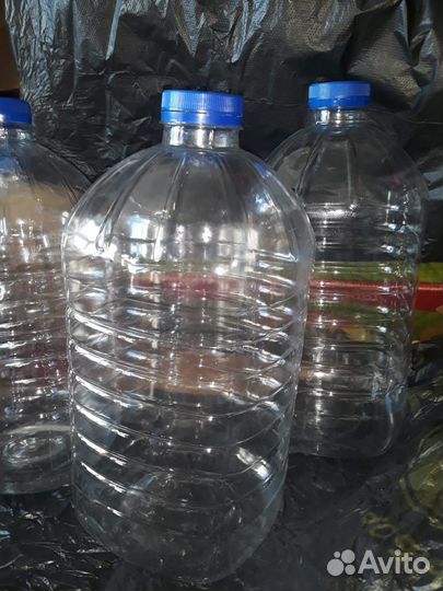 Бутыль Пластиковая 5л и 2л для Пищевых Продуктов