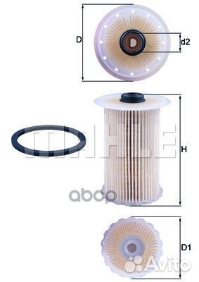 Фильтр топливный KX 229D Mahle/Knecht