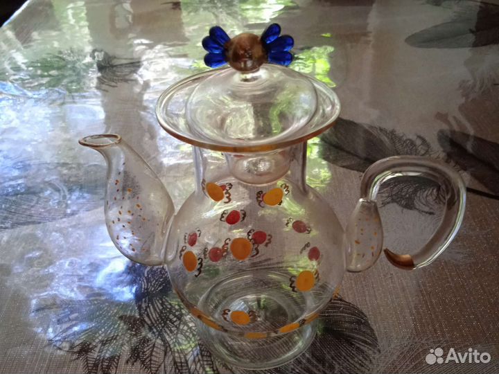 Чайник стеклянный коллекционный