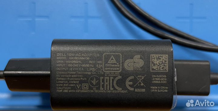 Зарядное устройство Dell 5V 2A