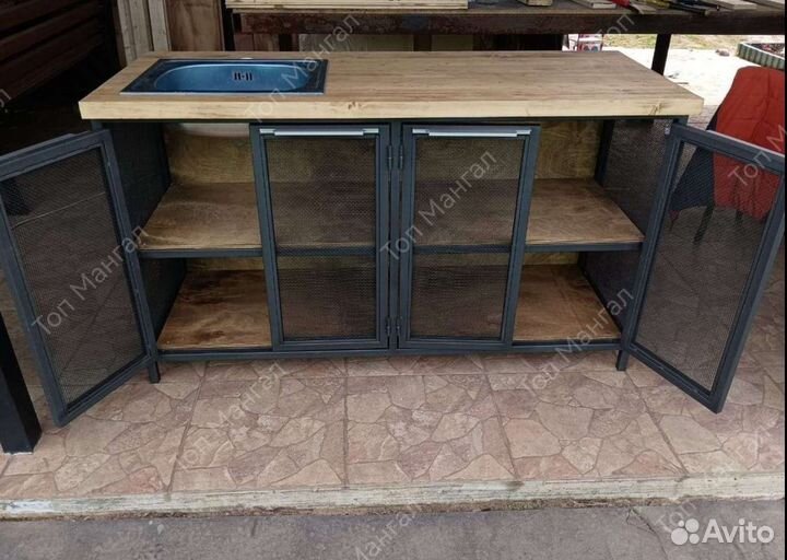 Мангальная зона кухня