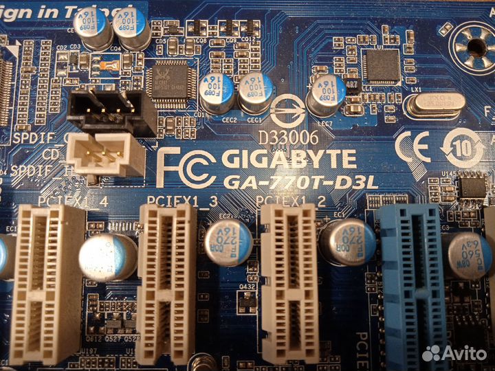 Материнская плата gigabyte GA-770T-D3L, Socket AM3