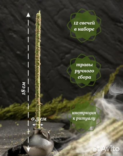 Свечи восковые цветные