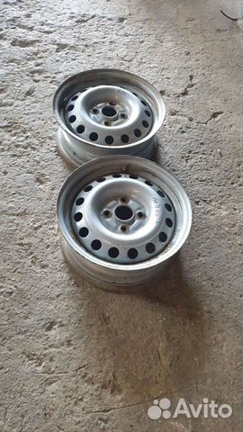 R14 4х100 два диска штамповки Toyota Marino