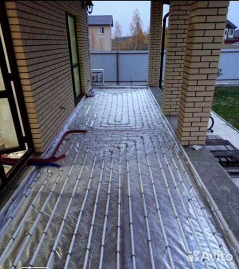 Монтаж отопление водоснабжение. Теплый пол