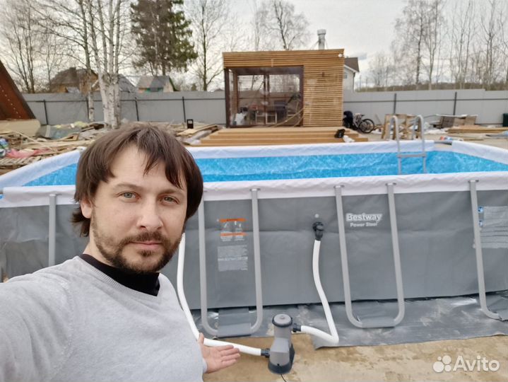 Чистка и обслуживание бассейнов