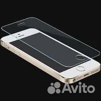 Защитное стекло и чехол на айфон5s