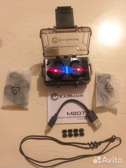 Активные наушники для стрельбы earmor M20T