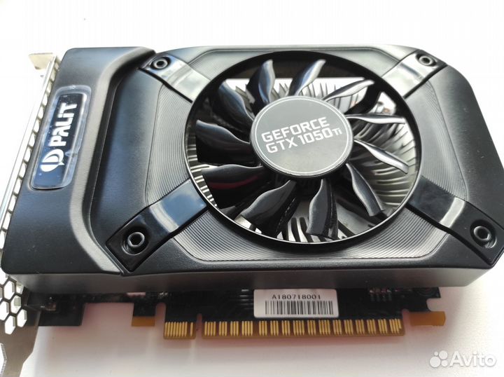 Видеокарта StormX 4GB, Palit Geforce GTX 1050ti