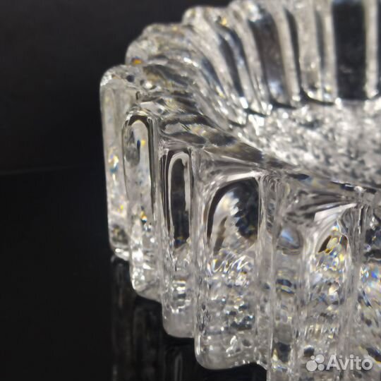 Ваза/Пепельница. Hadeland Glassverk.Норвегия.1970