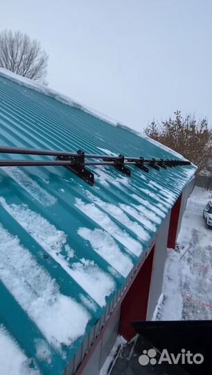 Установка снегозадержателей