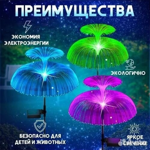 Светильник садовый на солнечных батареях