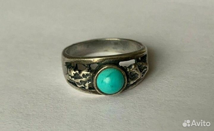 Серебряное кольцо с бирюзой
