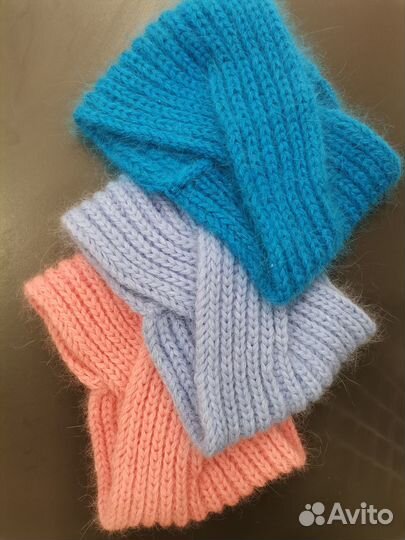 Повязка на голову из пуха норки