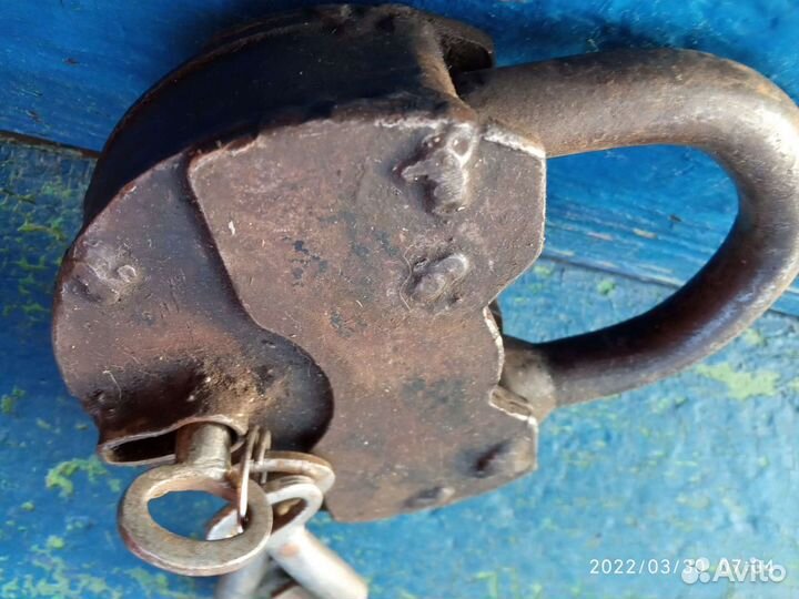 Замок амбарный советский