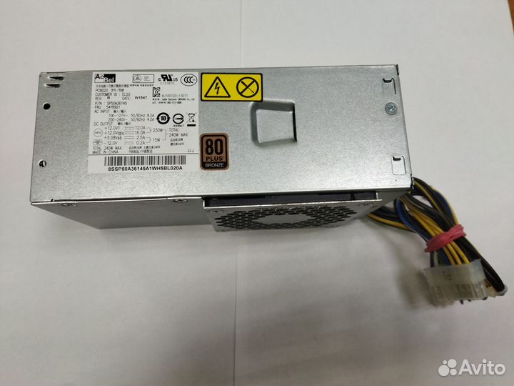 Блоки питания для корпусов Lenovo Thinkcentre m72