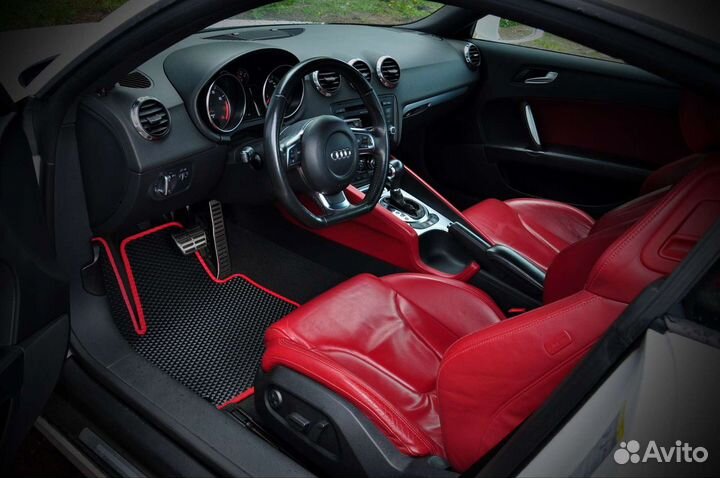 EVA коврики с бортами, 3D лапкой, органайзеры