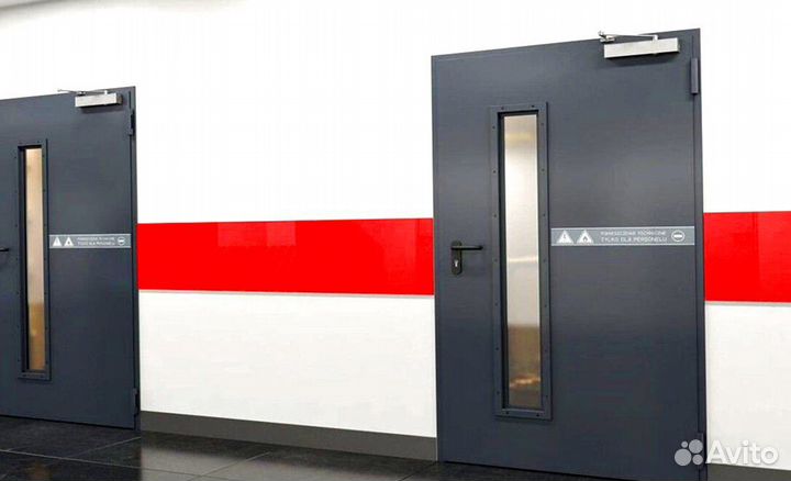 Входные противопожарные металлические двери Ei60