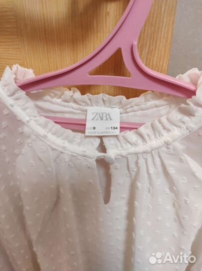 Блузка zara для девочки 134