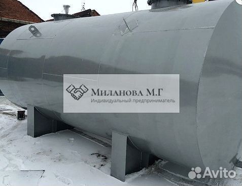 Емкость, резервуар горизонтальный V150m3