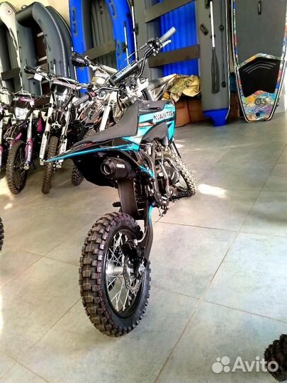 Pitbike Avantis 125 кубов, 9 л.с., 17/14 колеса, карбюратор Nibbi PE 19