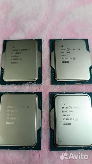 Процессоры intel core i3, i5, i7