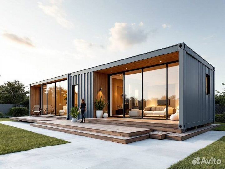 Модульный дом из морского контейнера