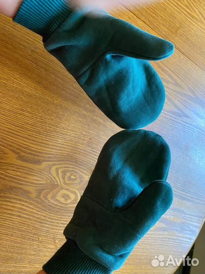 Варежки женские из футера