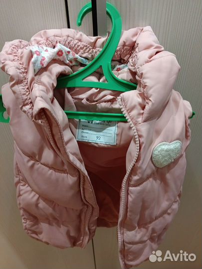 Жилетка для девочки 92
