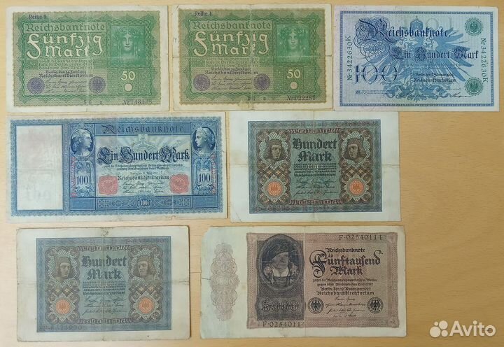 Банкноты. Германия 1907-1944 гг