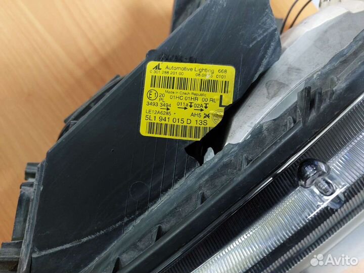 Фара левая skoda yeti